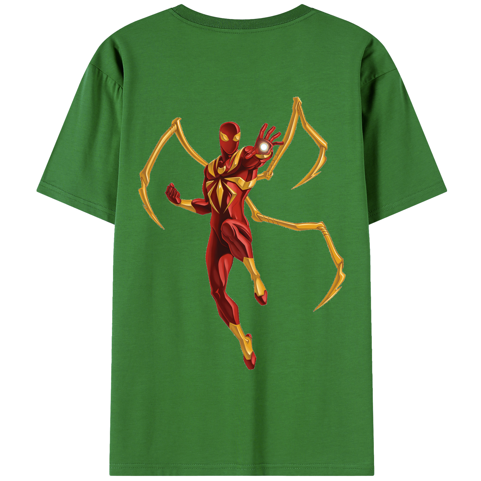 Spider Man スパイダーマン レディース半袖Tシャツ(バックプリント)